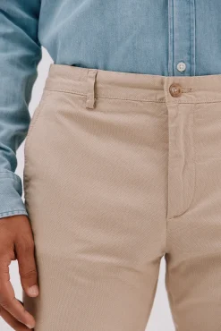 Calça calças chino com estampa slim fit