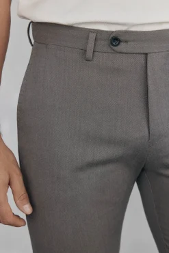 Calça calças chino com estampa slim fit