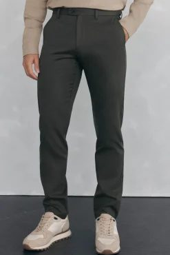 Calça calças chino com estampa slim fit
