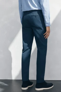 Calça calças chino com estampa slim fit
