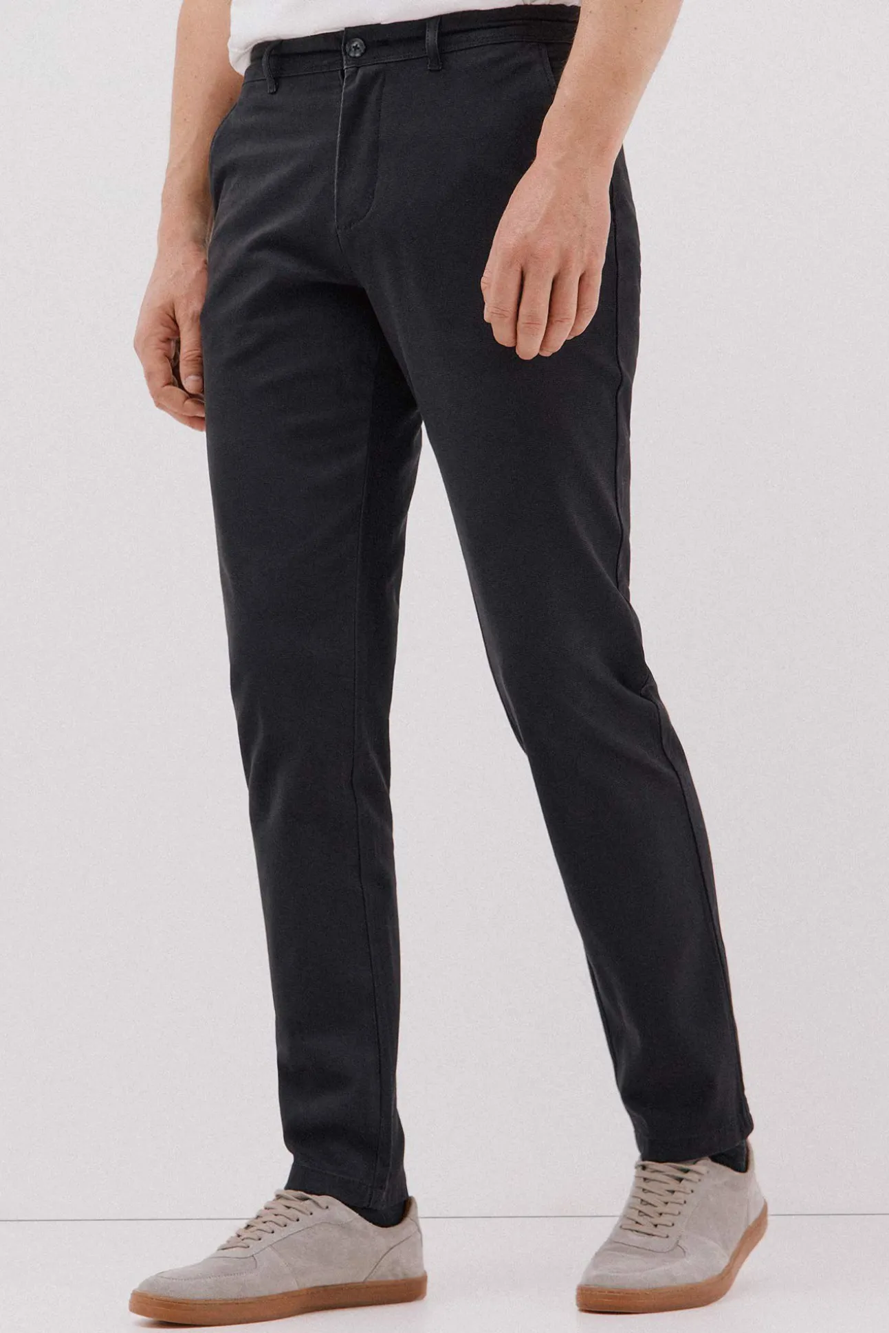 Calça calças chino com estampa slim fit