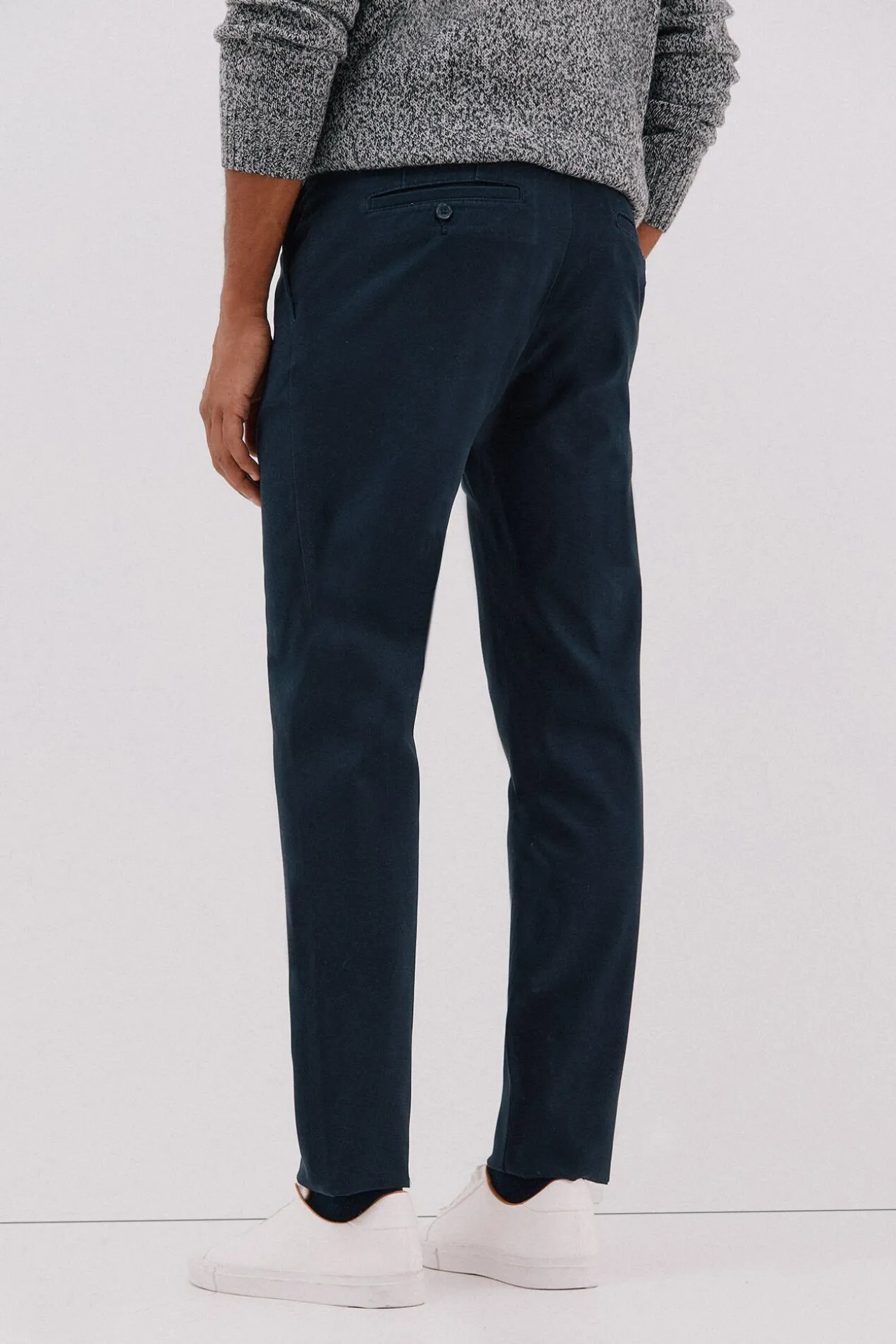 Calça calças chino com estampa slim fit