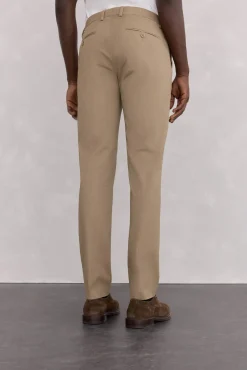 Calça calças chino com estampa slim fit