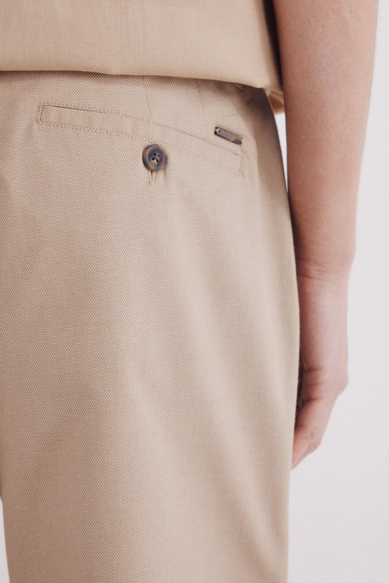 Calça calças chino slim fit confortável