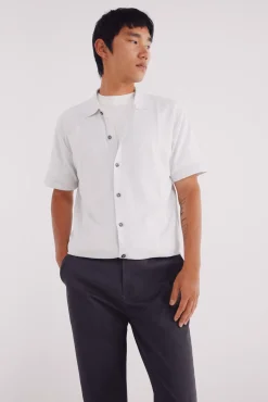 Calça calças chino slim fit com micro estampa