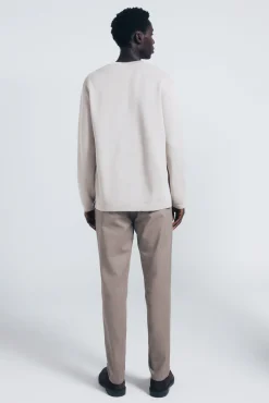 Calça calças chino slim fit confortável