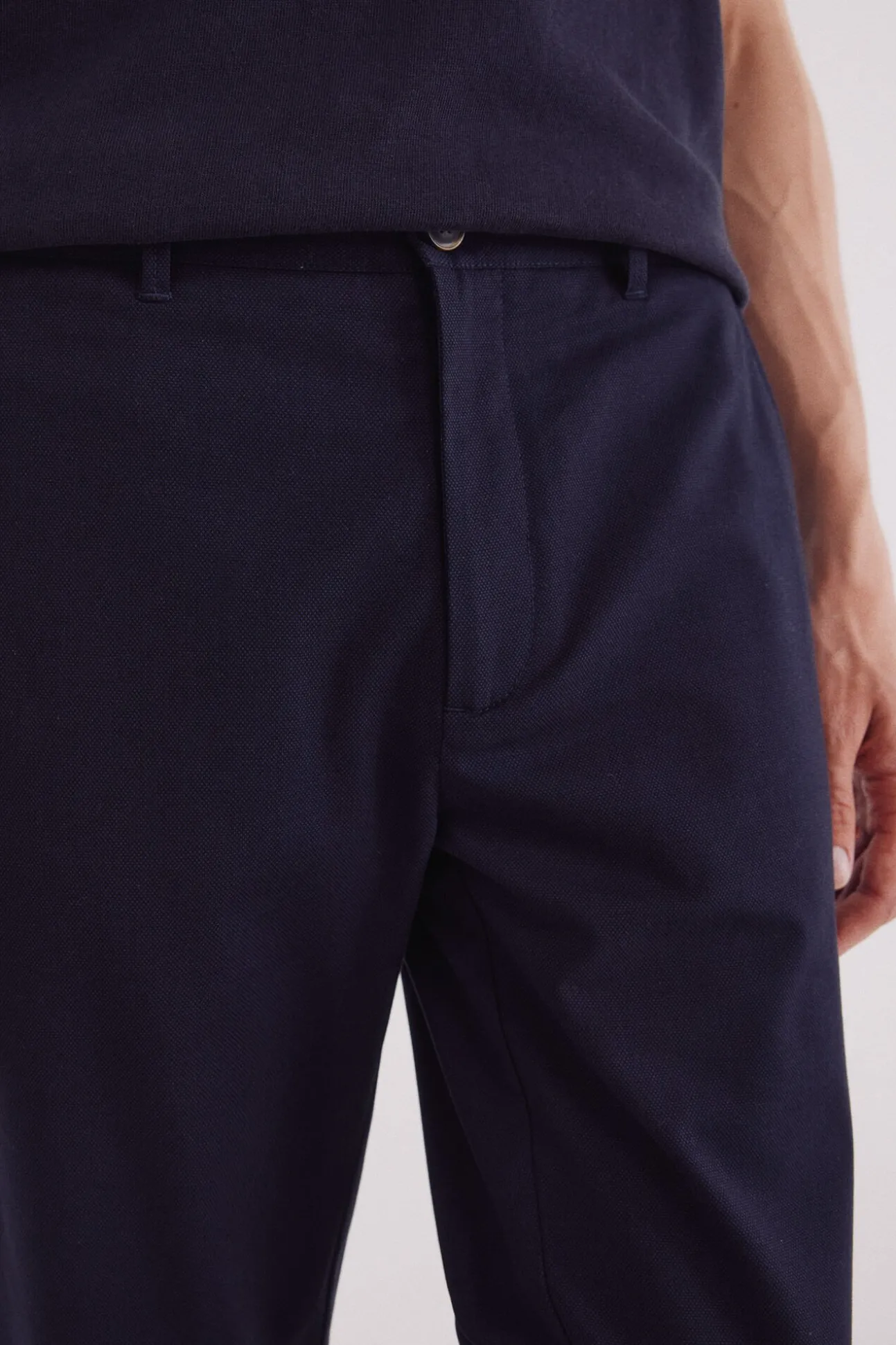 Calça calças chino slim fit confortável