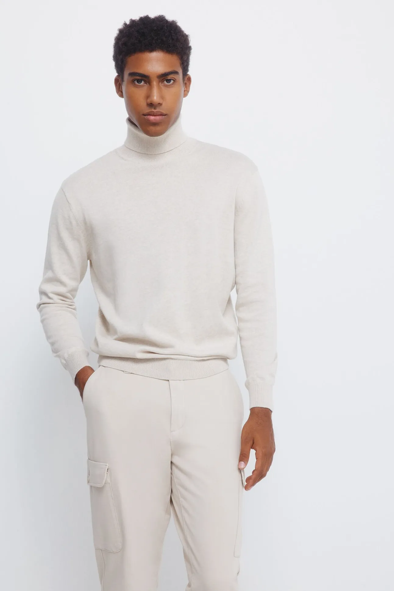 Calça cargo com ajuste confortável