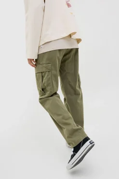 Calça cargo com ajuste relaxado