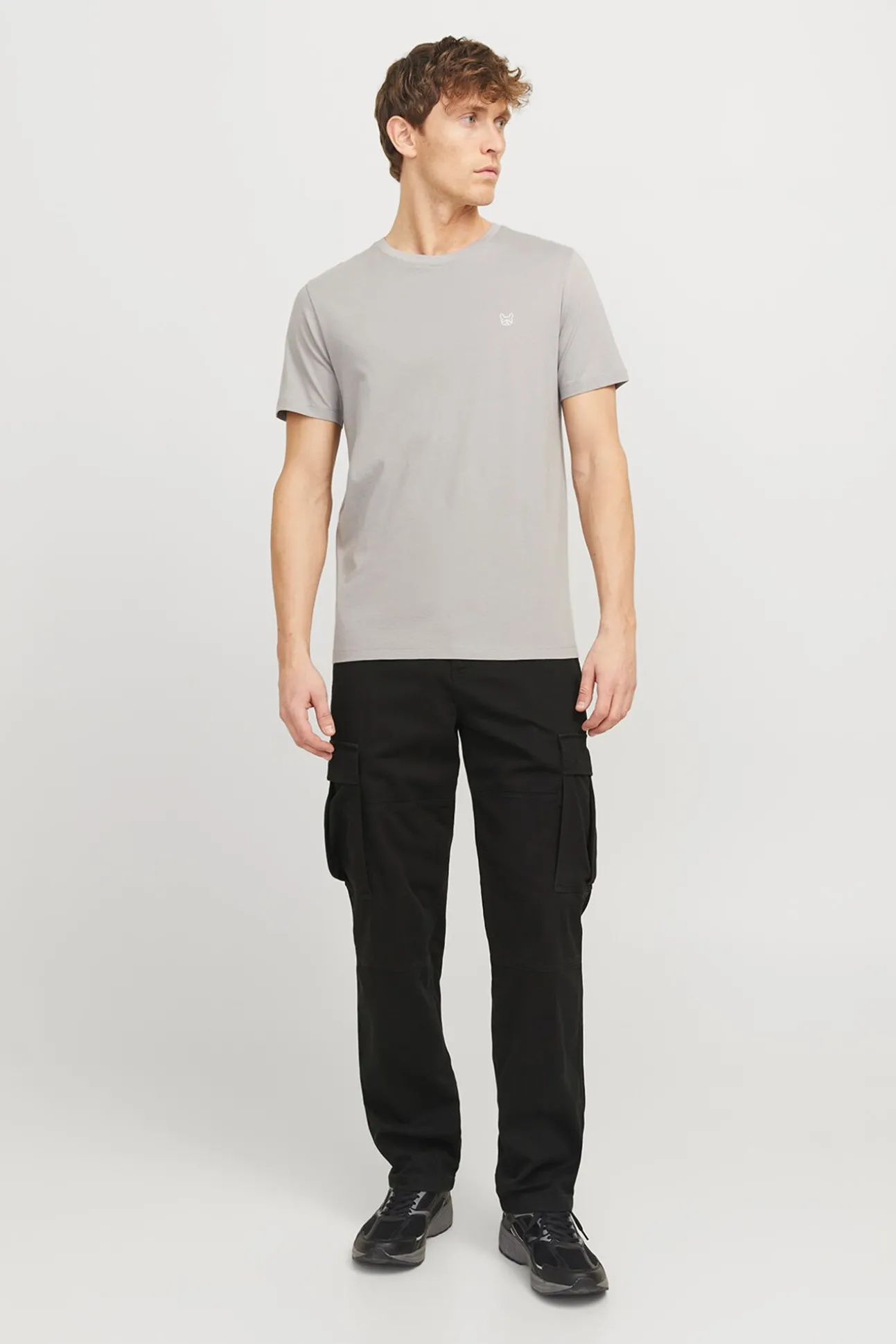 Calça cargo com ajuste relaxado