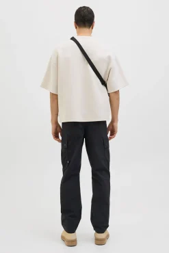 Calça cargo com ajuste relaxado