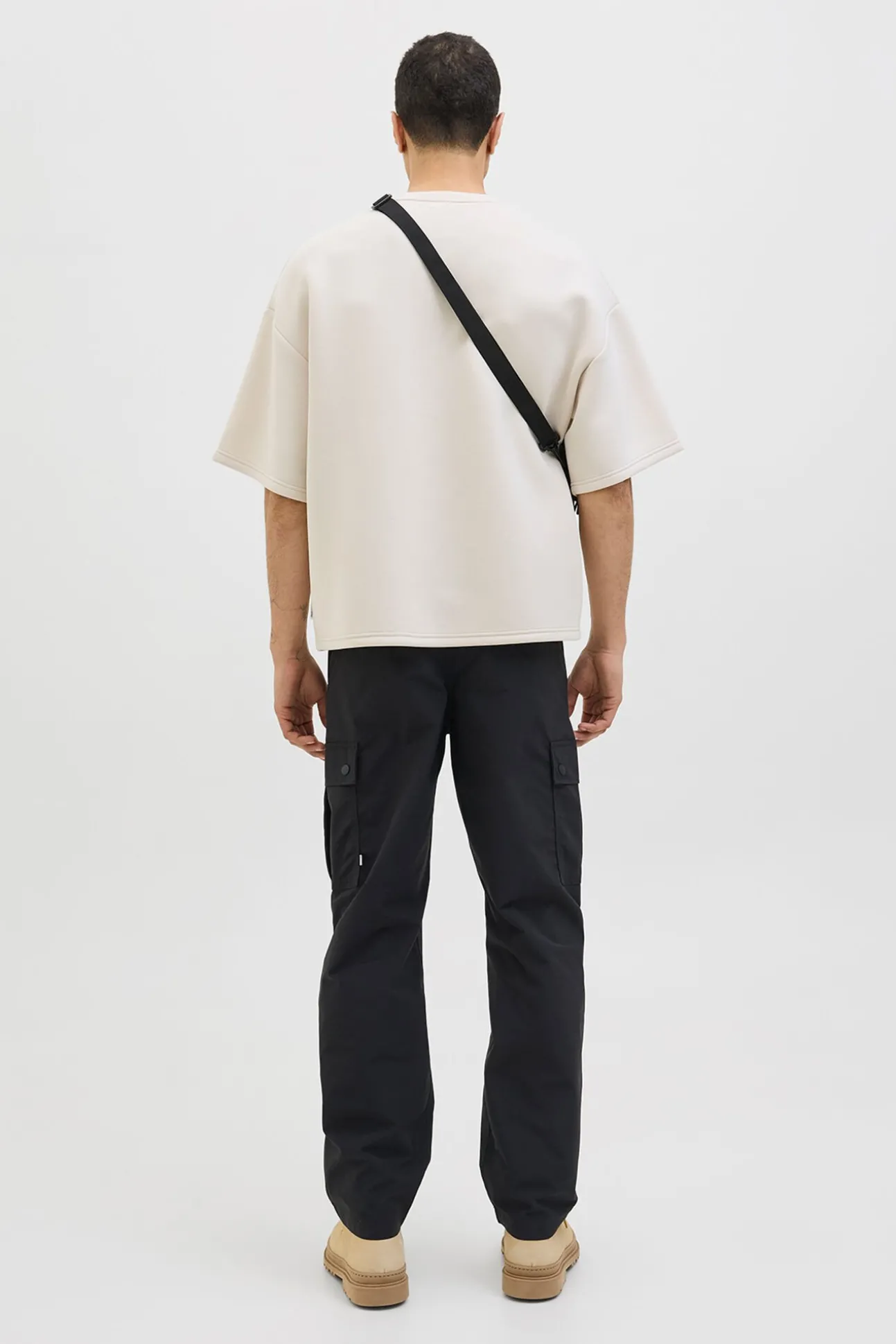 Calça cargo com ajuste relaxado