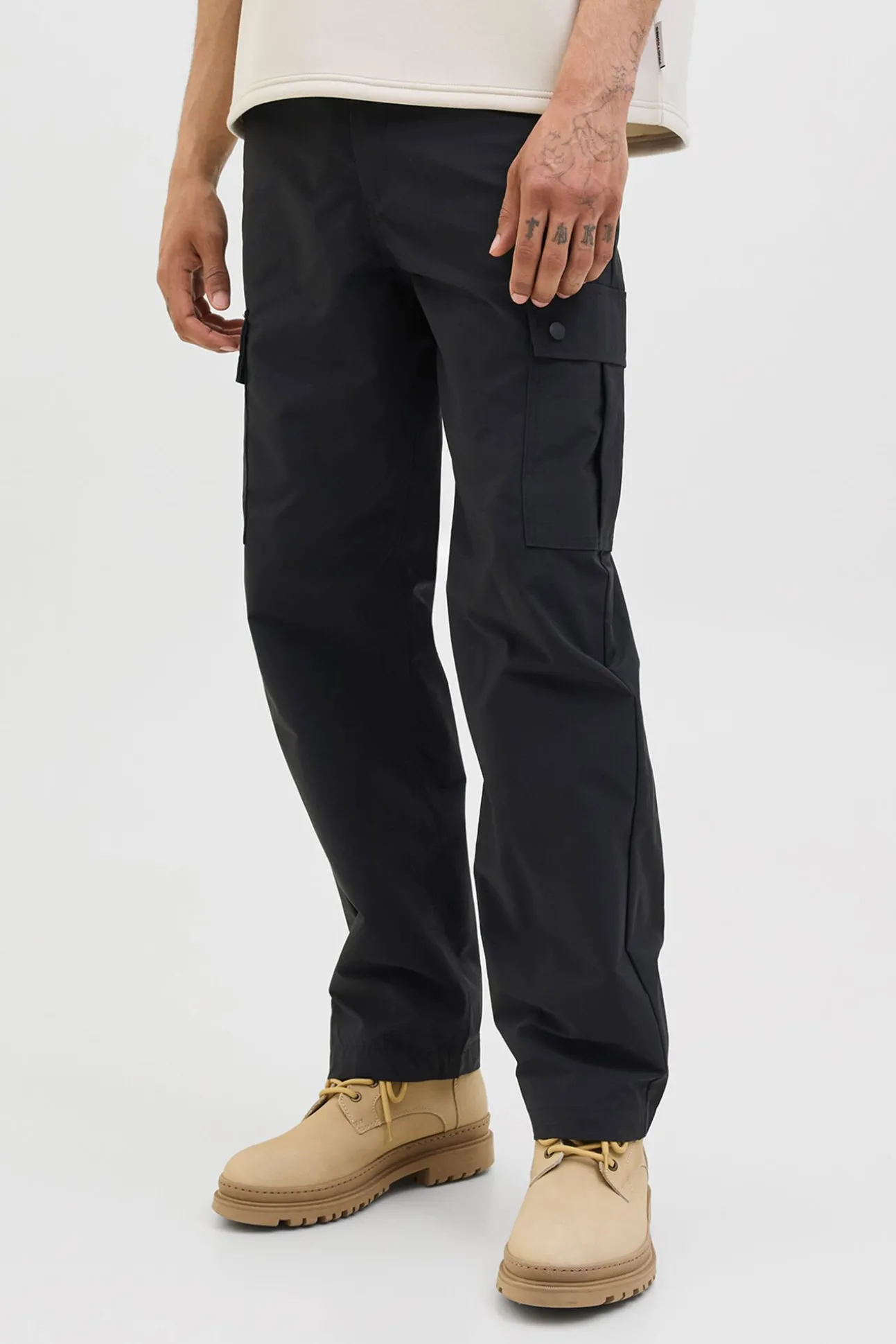 Calça cargo com ajuste relaxado