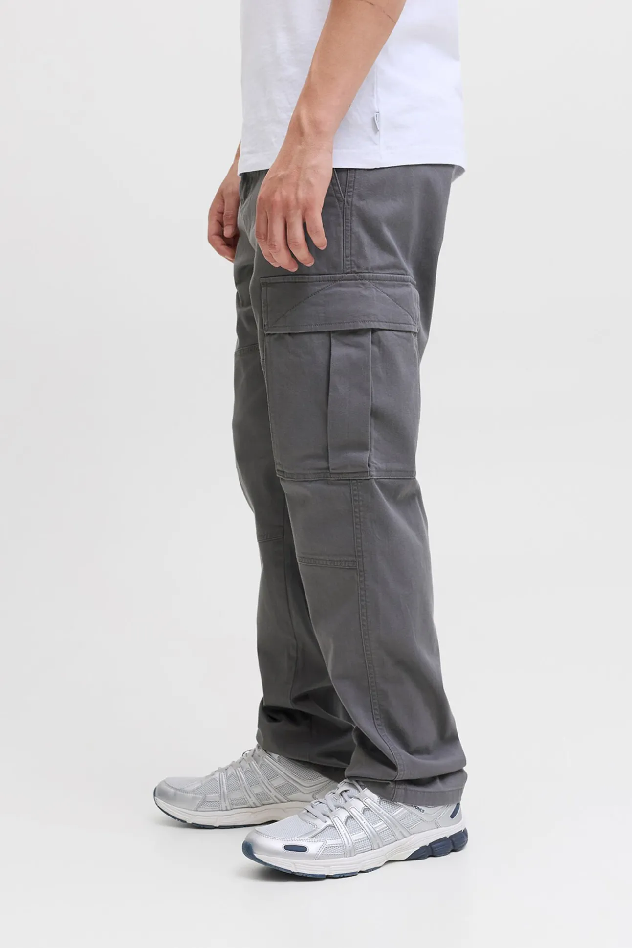 Calça cargo com ajuste relaxado