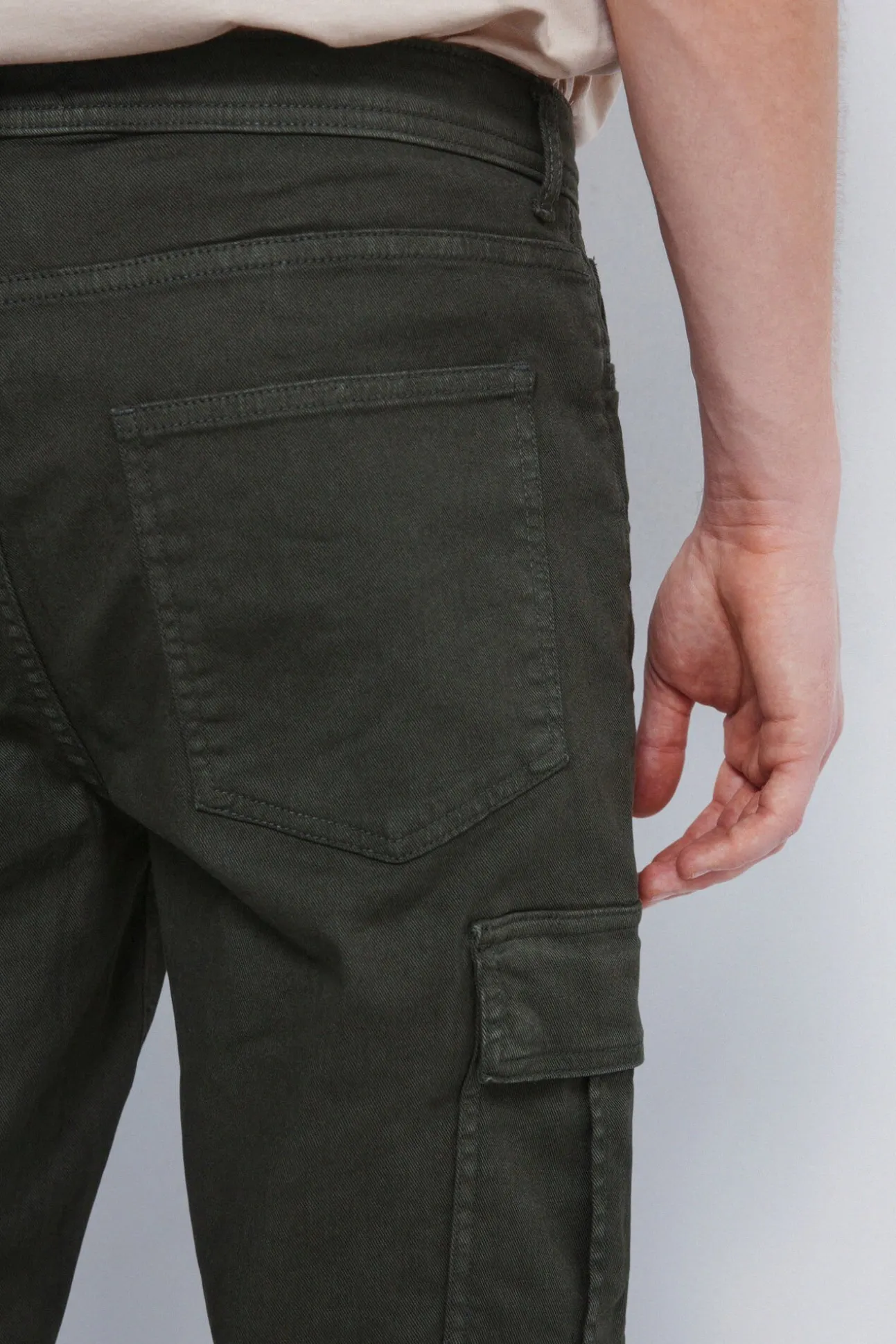 Calça cargo slim fit calça