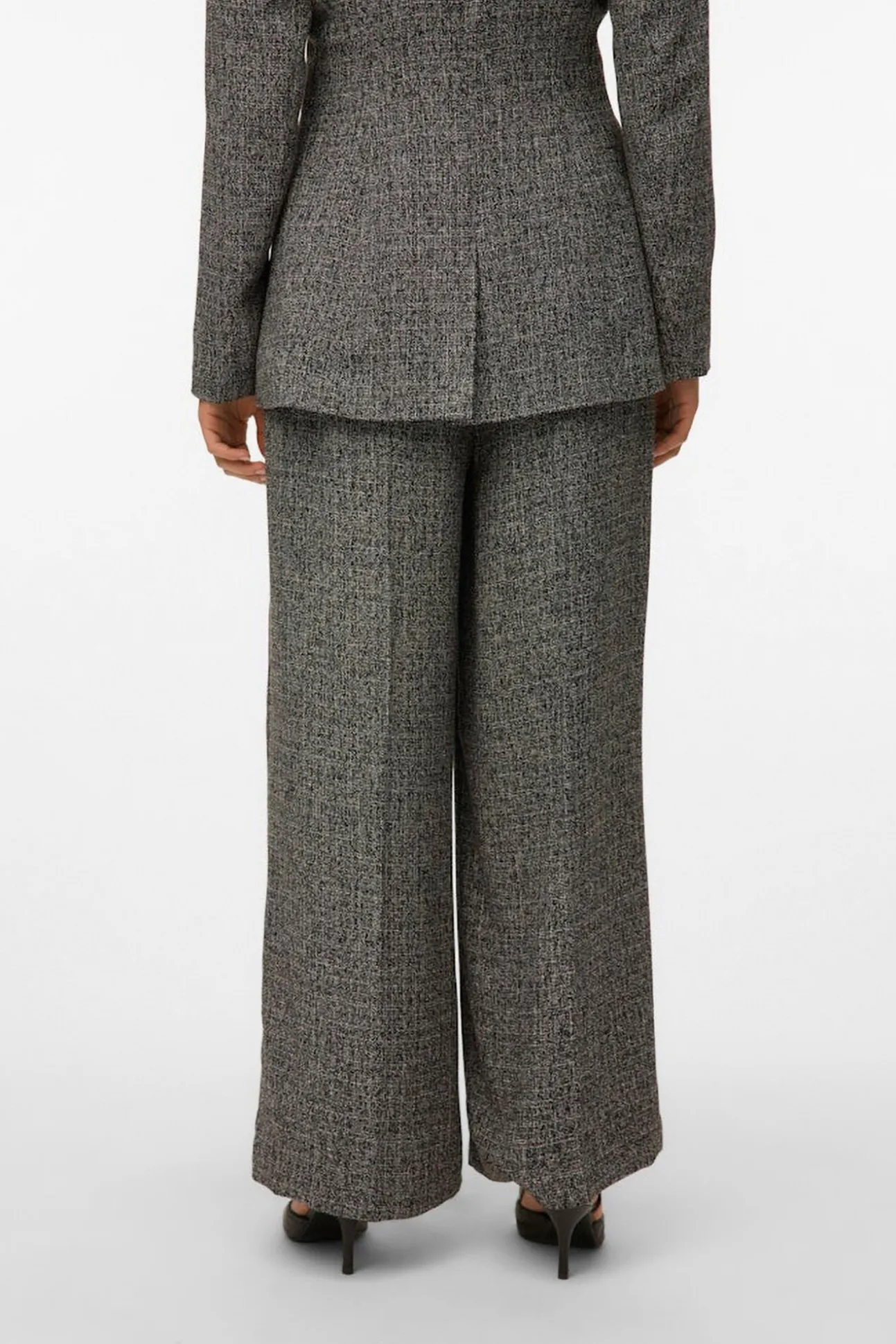 Calça compridas com efeito manchado
