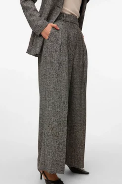 Calça compridas com efeito manchado
