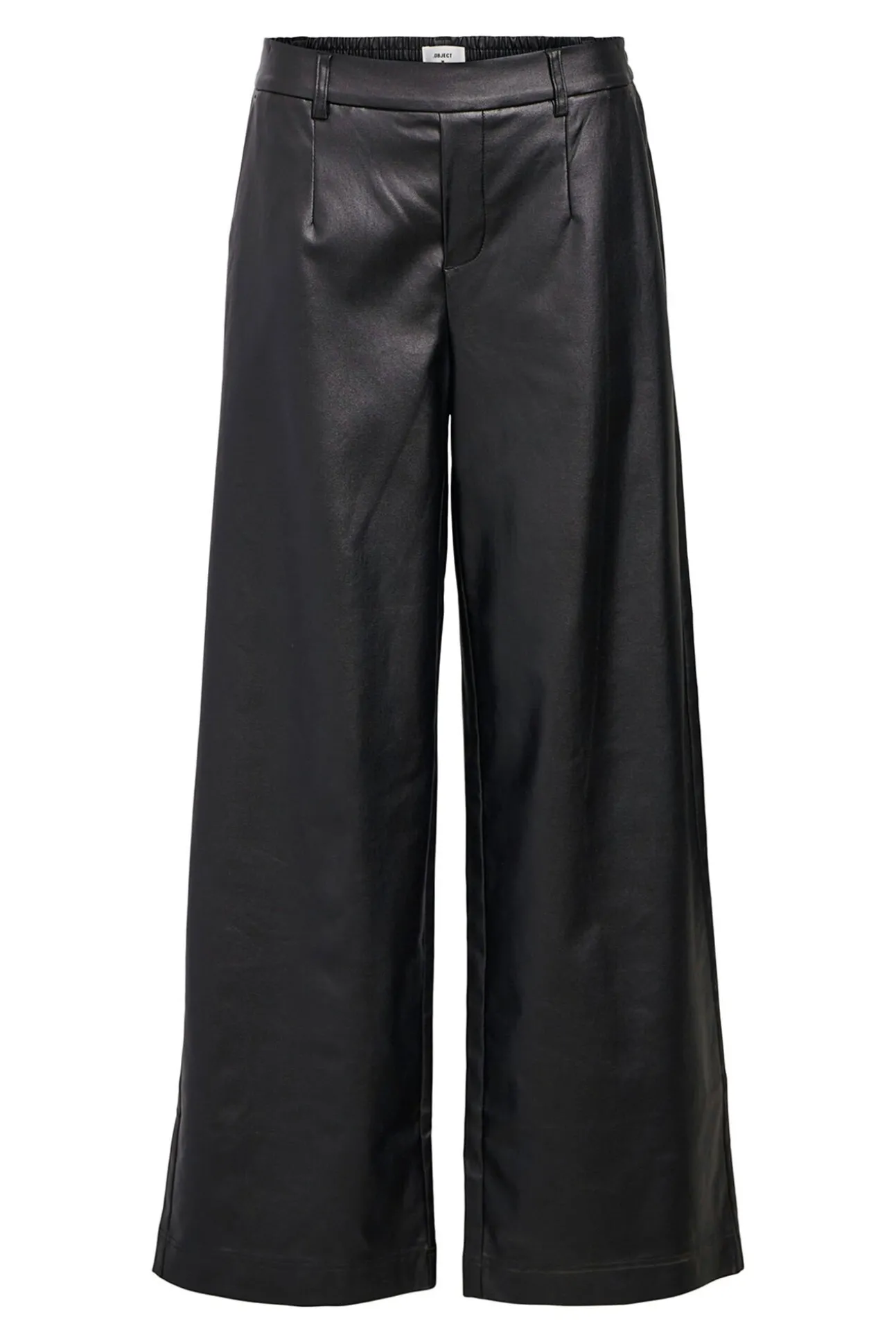 Calça de couro sintético