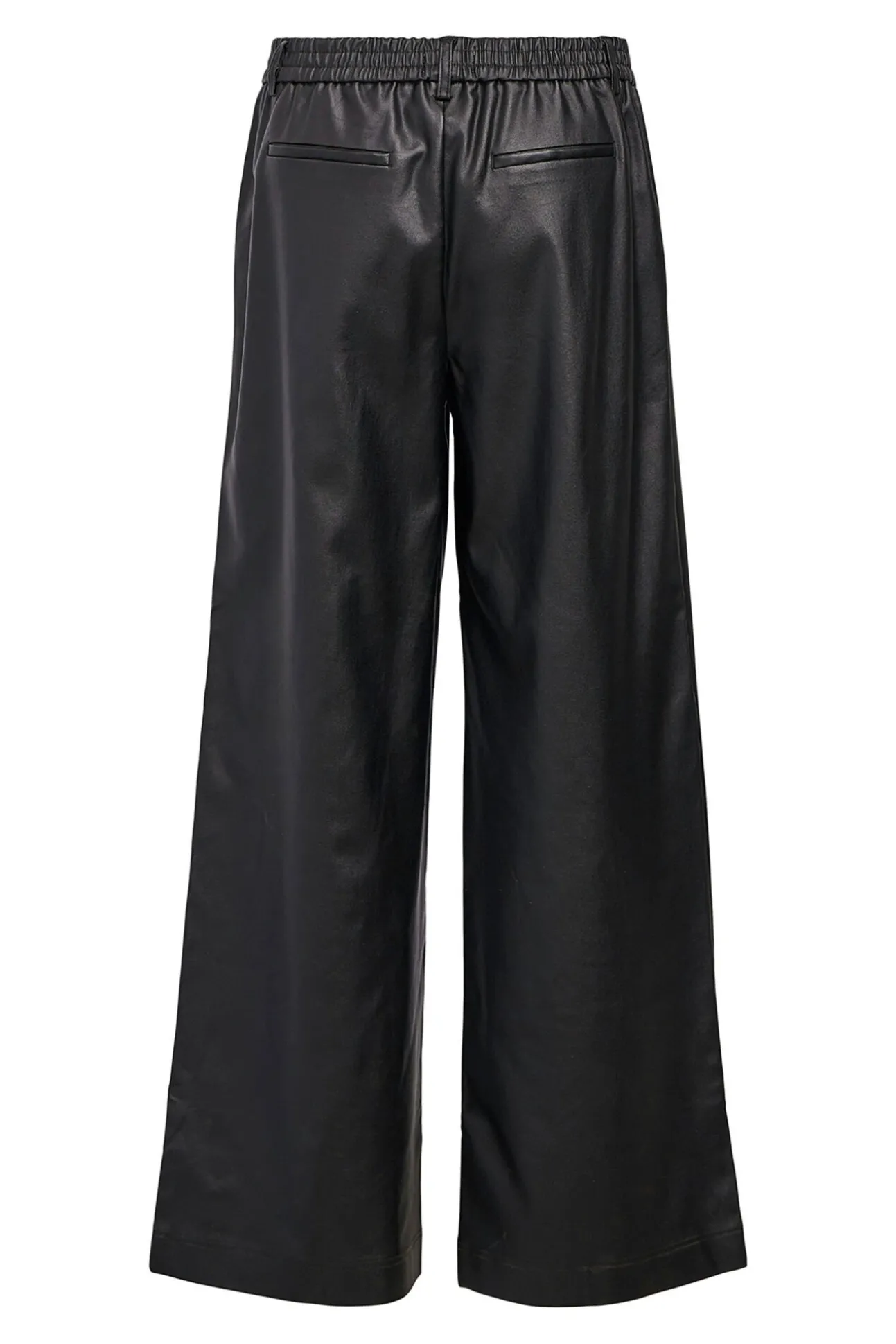 Calça de couro sintético