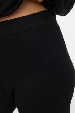 Calça de malha compridas plus size