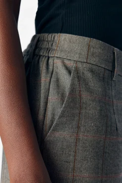 Calça de perna larga
