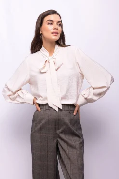 Calça de perna larga