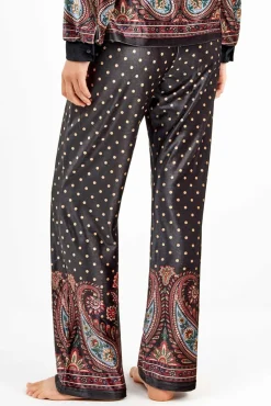 Calça de pijama de veludo