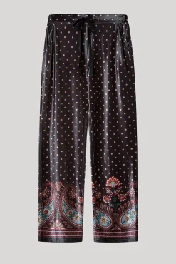 Calça de pijama de veludo