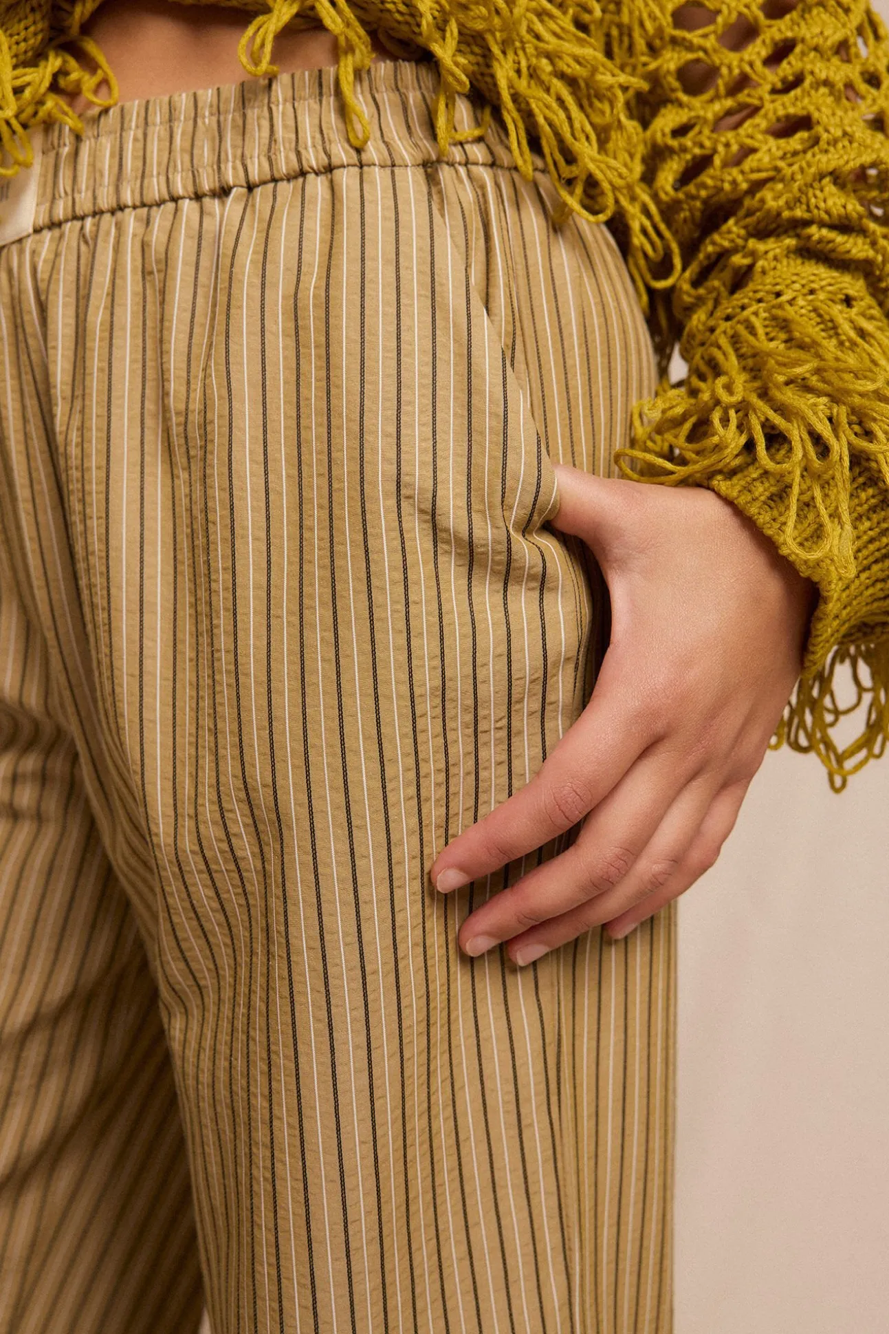 Calça de pijama riscas