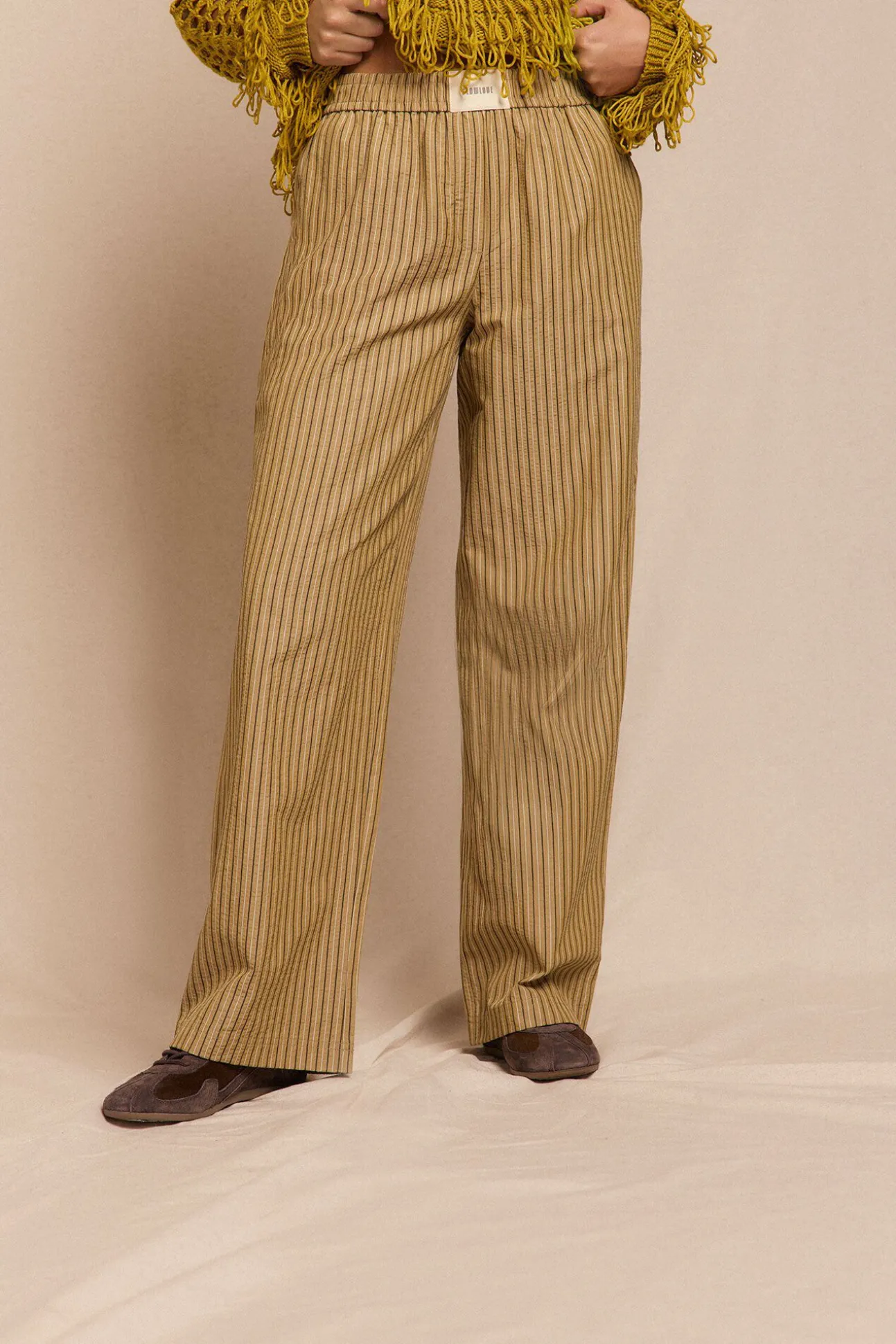 Calça de pijama riscas