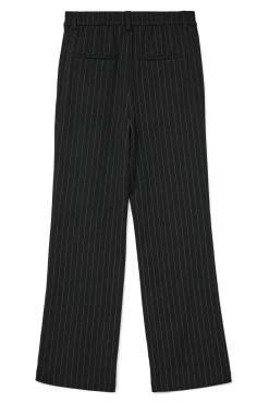 Calça de terno listradas