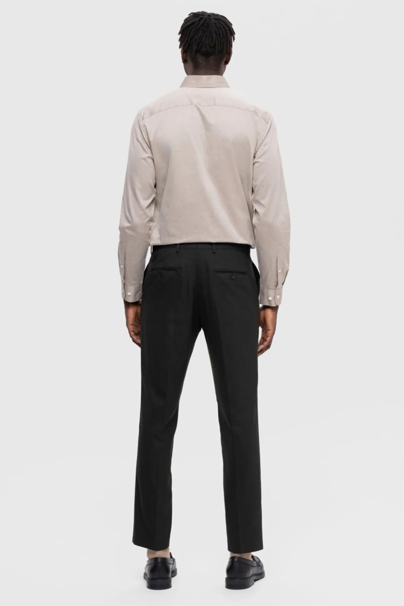 Calça de terno slim fit