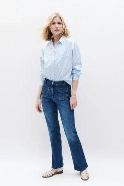 Calça denim clássica