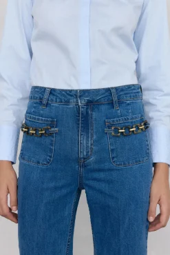 Calça jeans cropped