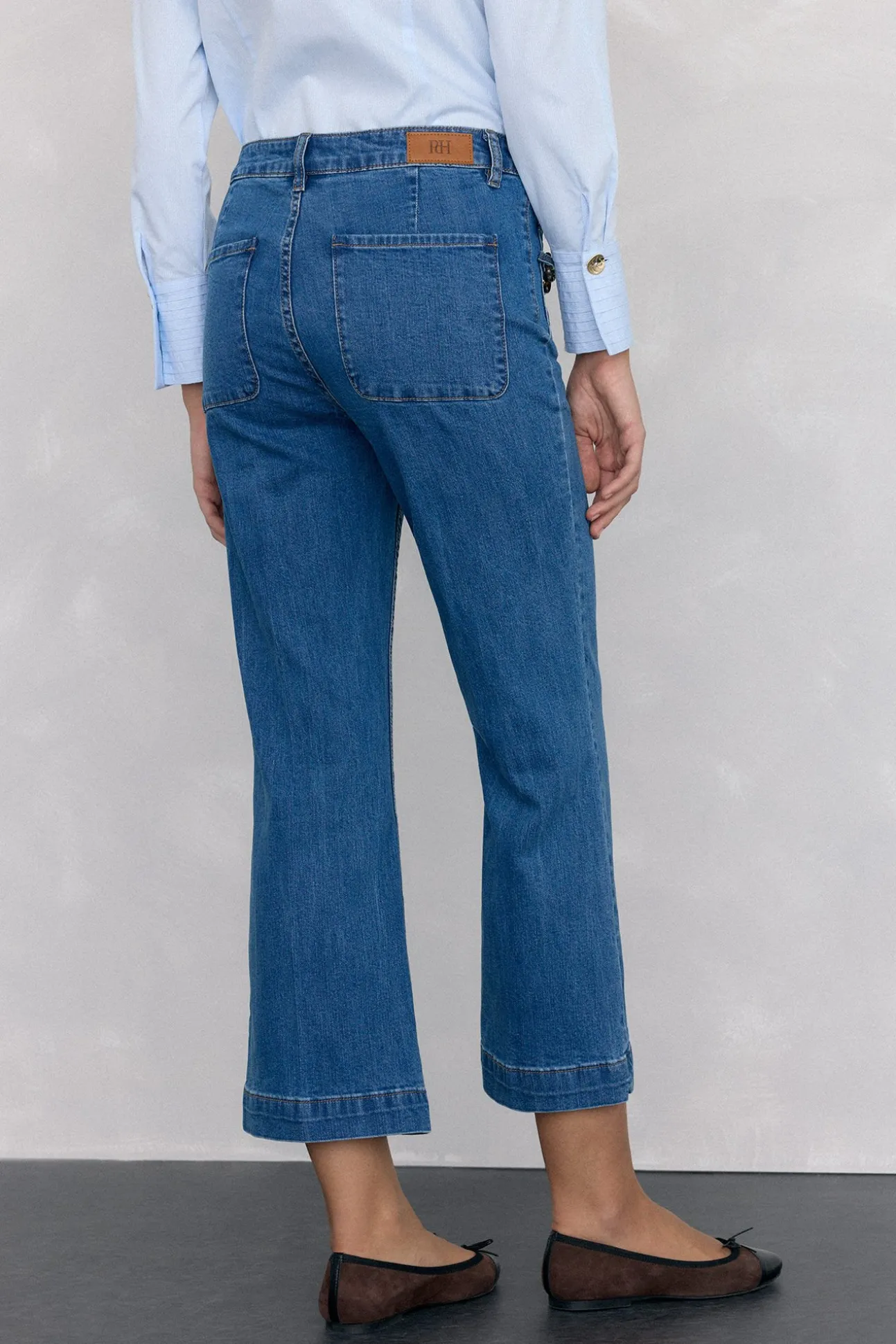 Calça jeans cropped