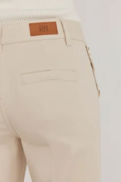 Calça jeans cropped de perna larga