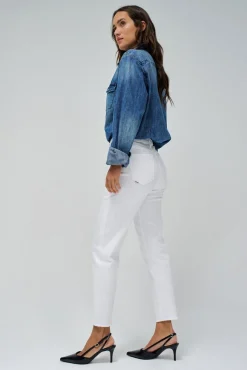 Calça jeans cropped slim True