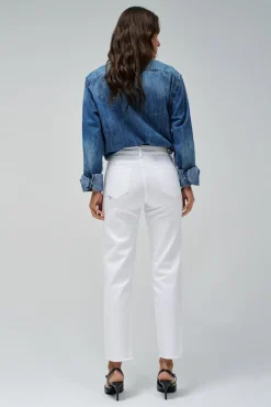 Calça jeans cropped slim True
