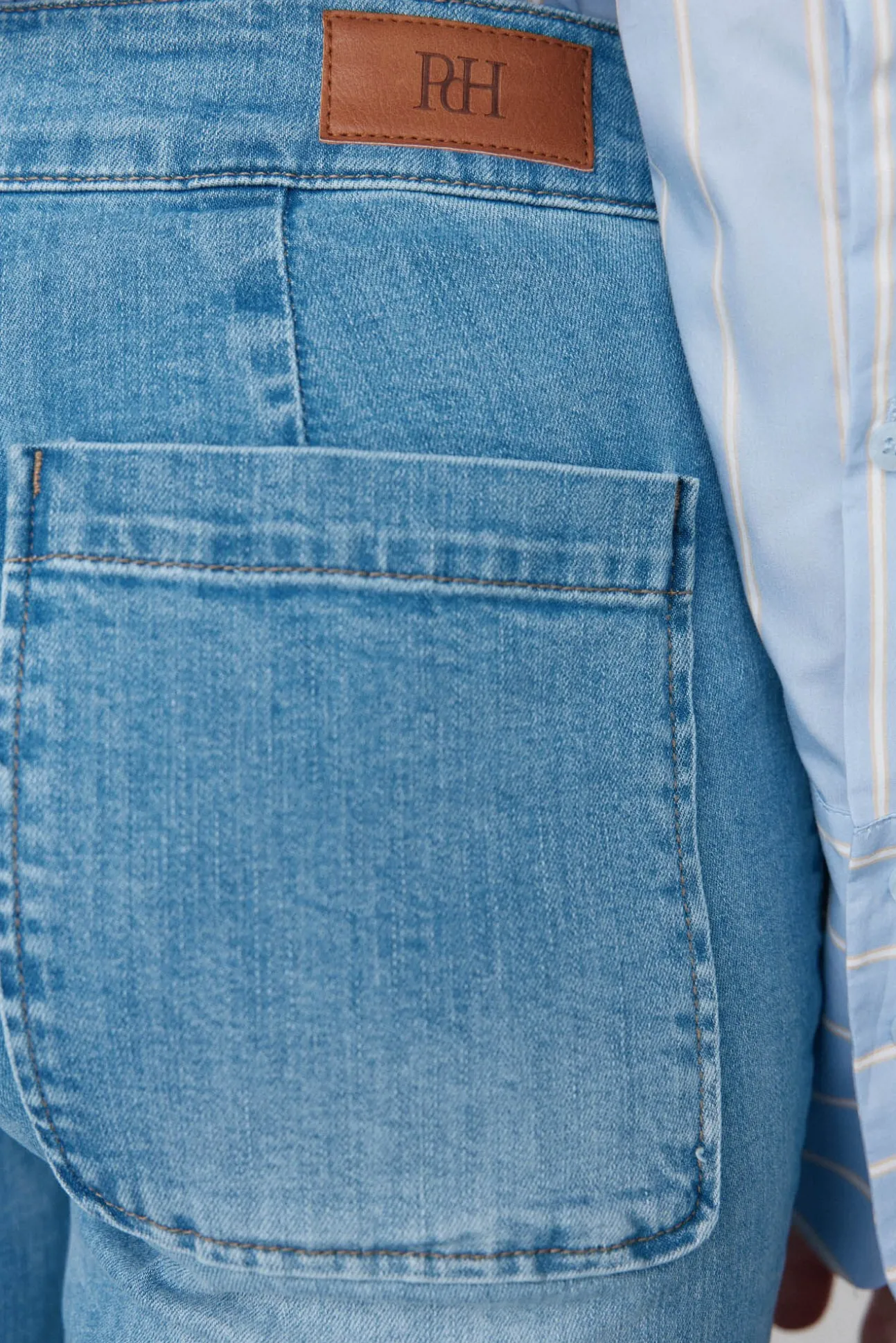 Calça jeans cropped Stovepipe