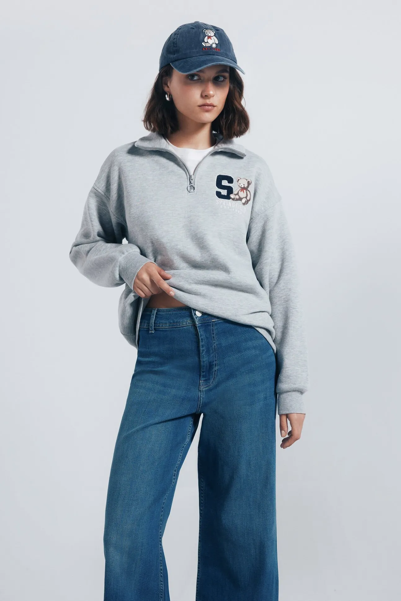Calça jeans de marinheiro