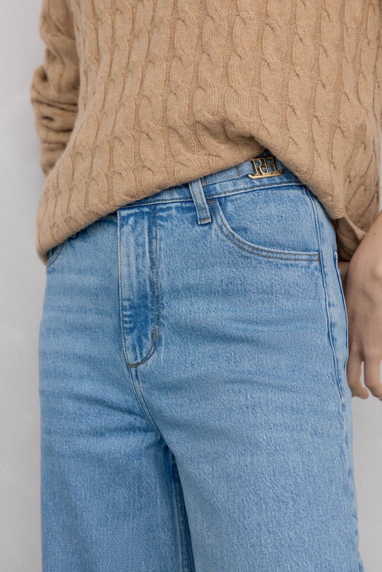 Calça jeans larga