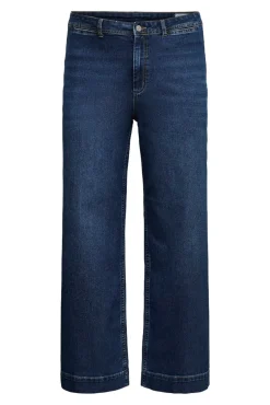 Calça jeans larga plus size