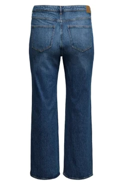 Calça jeans larga tamanho grande