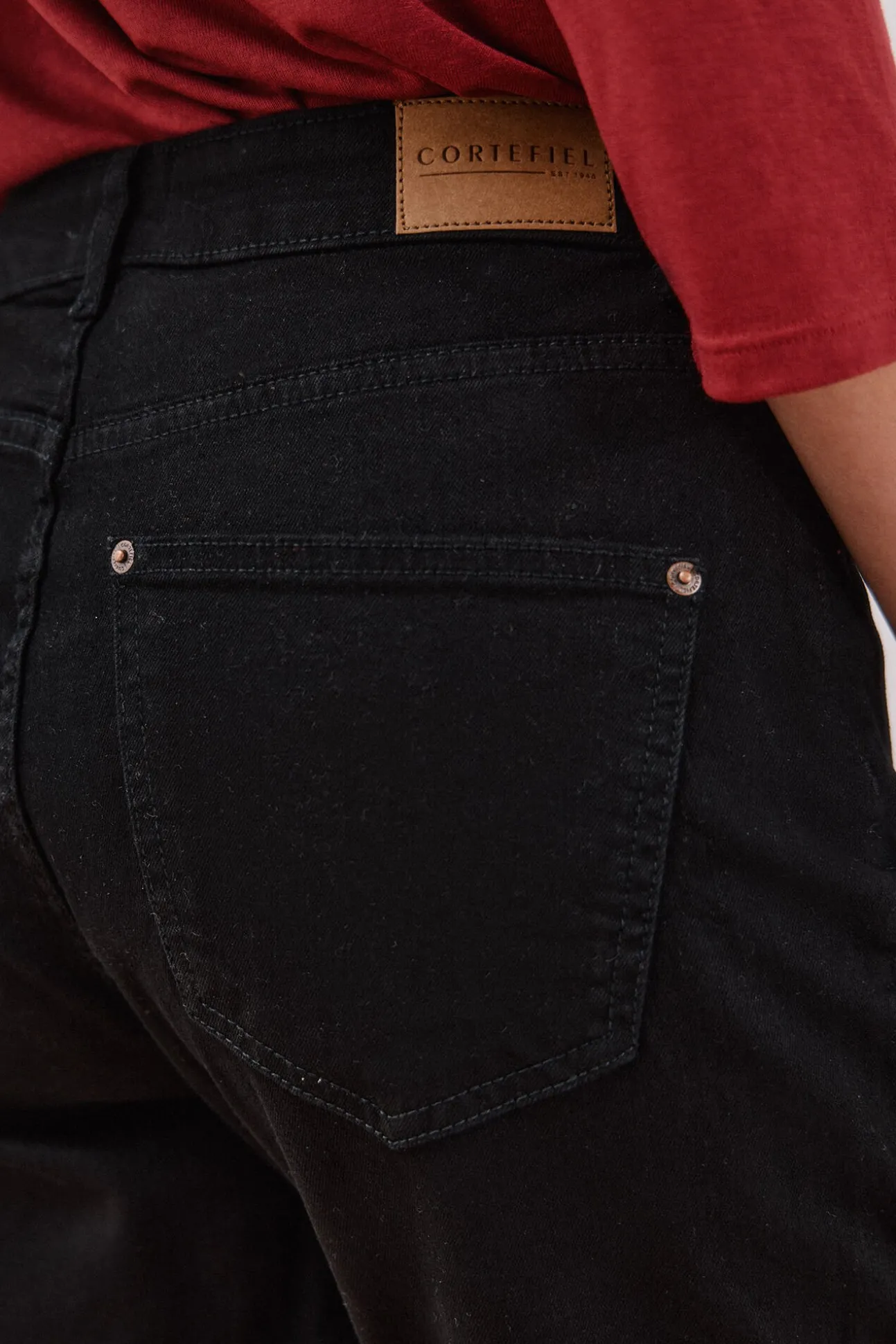 calça jeans mamãe