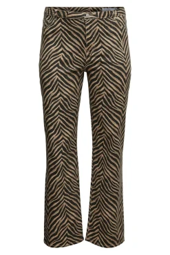 Calça jeans plus size com estampa animal