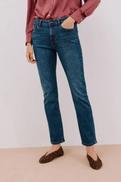 Calça jeans reta
