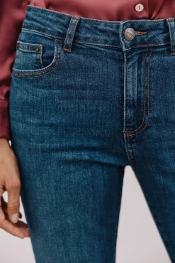 Calça jeans reta