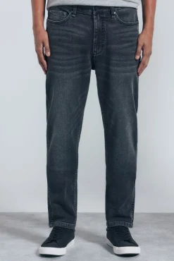 Calça jeans skinny cinza escuro