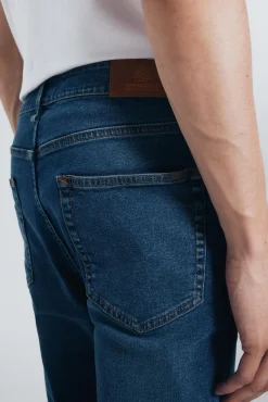 Calça jeans skinny fit tingida