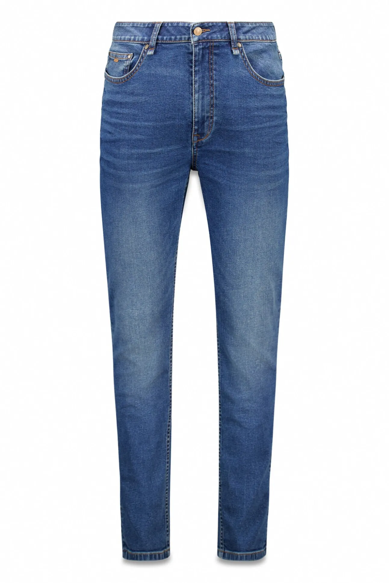 Calça jeans skinny fit tingida